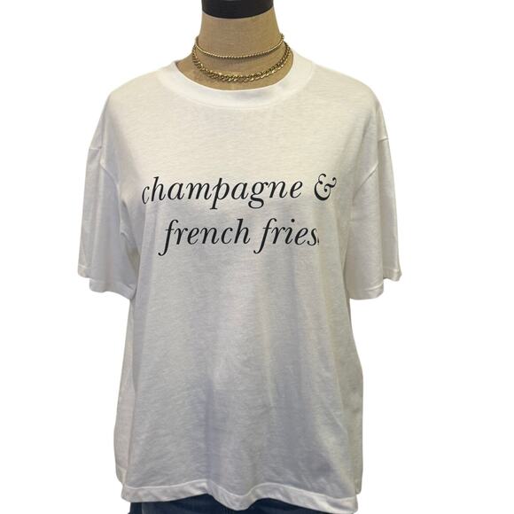 kate spade Tops - Kate Spade New York X Target Champagne & French Fries Tee T-Shirt